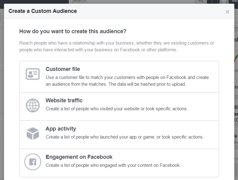 Create Custom Audience