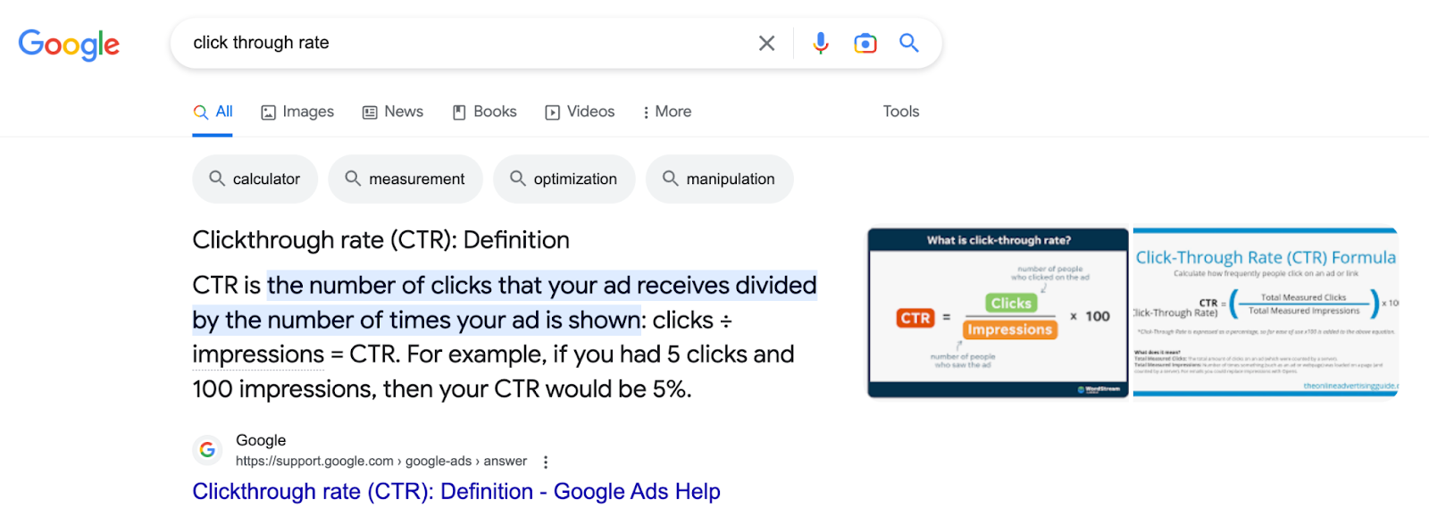 SERP featured snippet SERP featured snippet