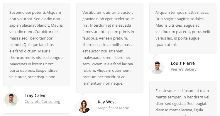 Total Theme Testimonials Grid