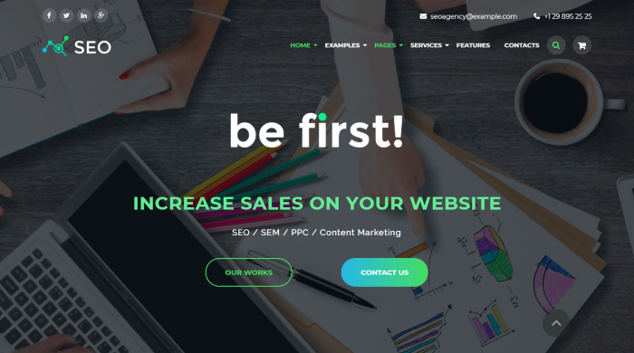 The SEO - Digital Marketing Agency WordPress Theme The SEO - Digital Marketing Agency WordPress Theme